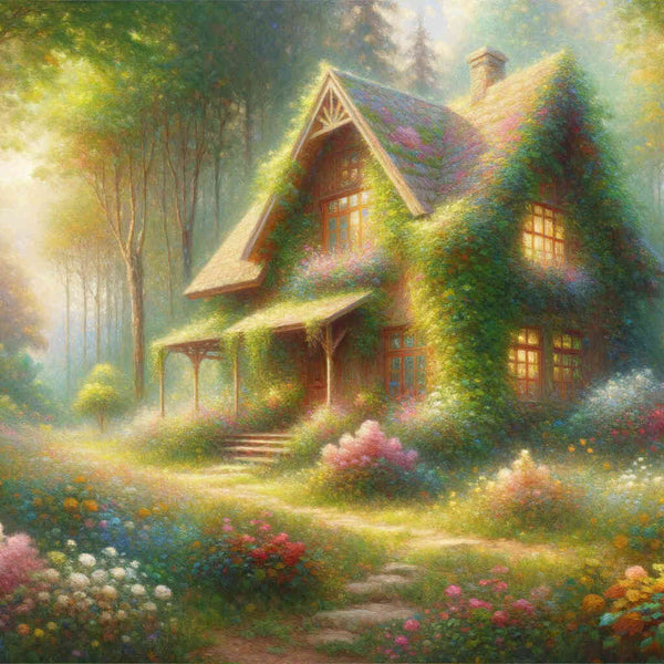 Paint by Numbers - Dream house in the forest