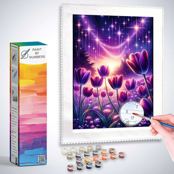 Paint by Numbers - Purple Tulip Dream