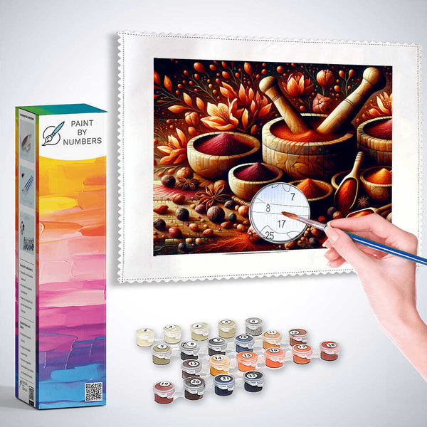 Paint by Numbers - Unusual spices