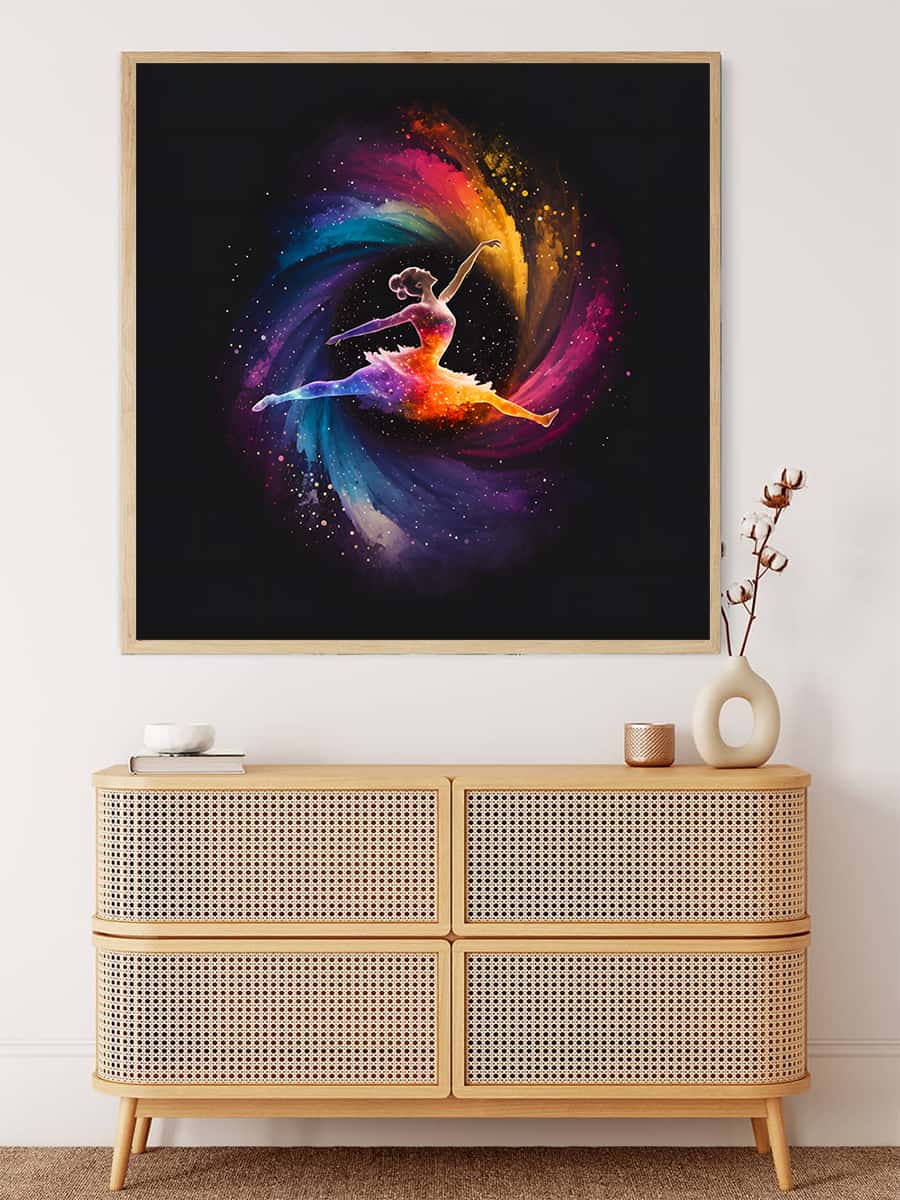 AB Diamond Painting - Kreistanz - gedruckt in Ultra-HD - AB Diamond, Ballerina, Menschen, Neu eingetroffen, Quadratisch
