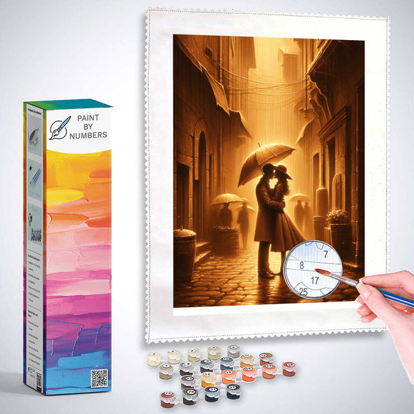 Paint by Numbers - Kissing Parchen