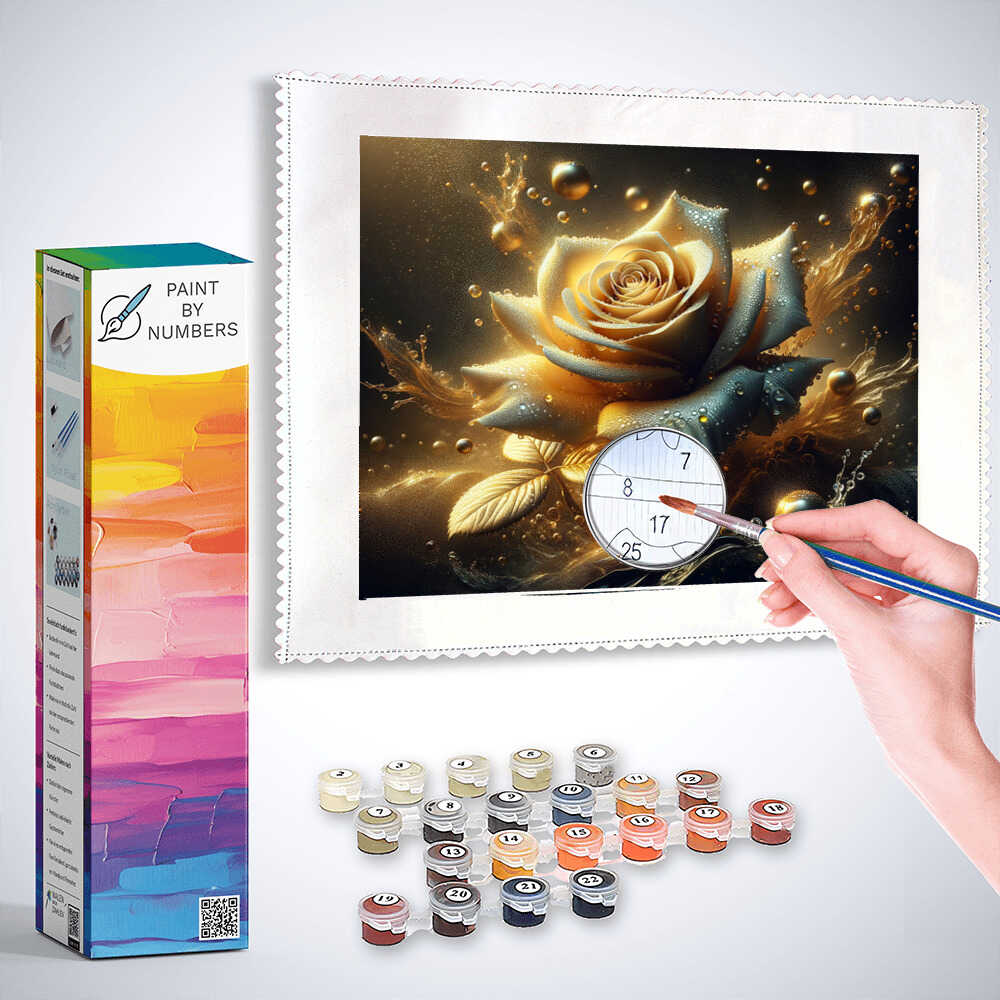 Paint by Numbers - Golden Rose Water