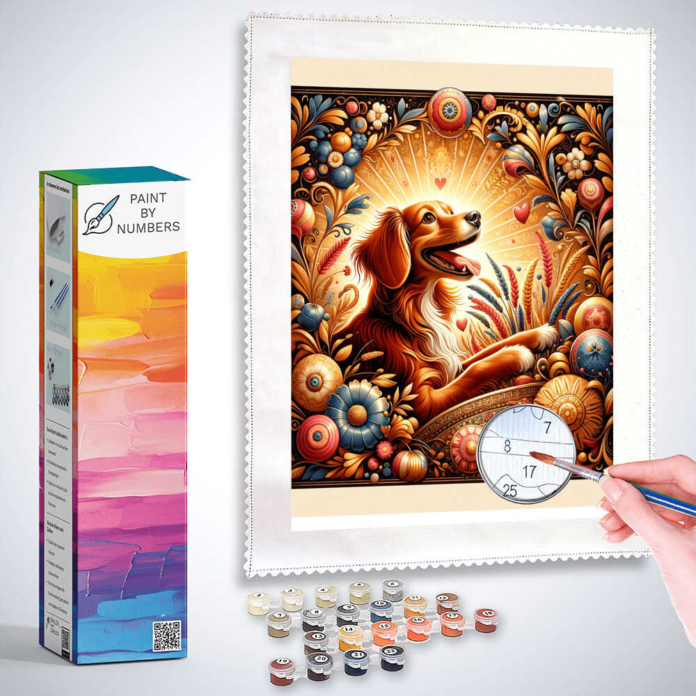 Paint by Numbers - Life is better with a dog
