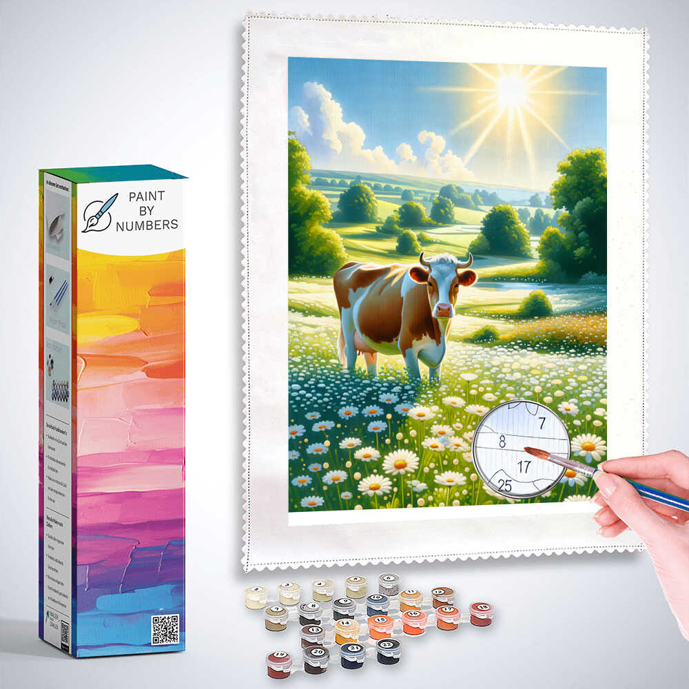 Paint by Numbers - Good Morning Cow