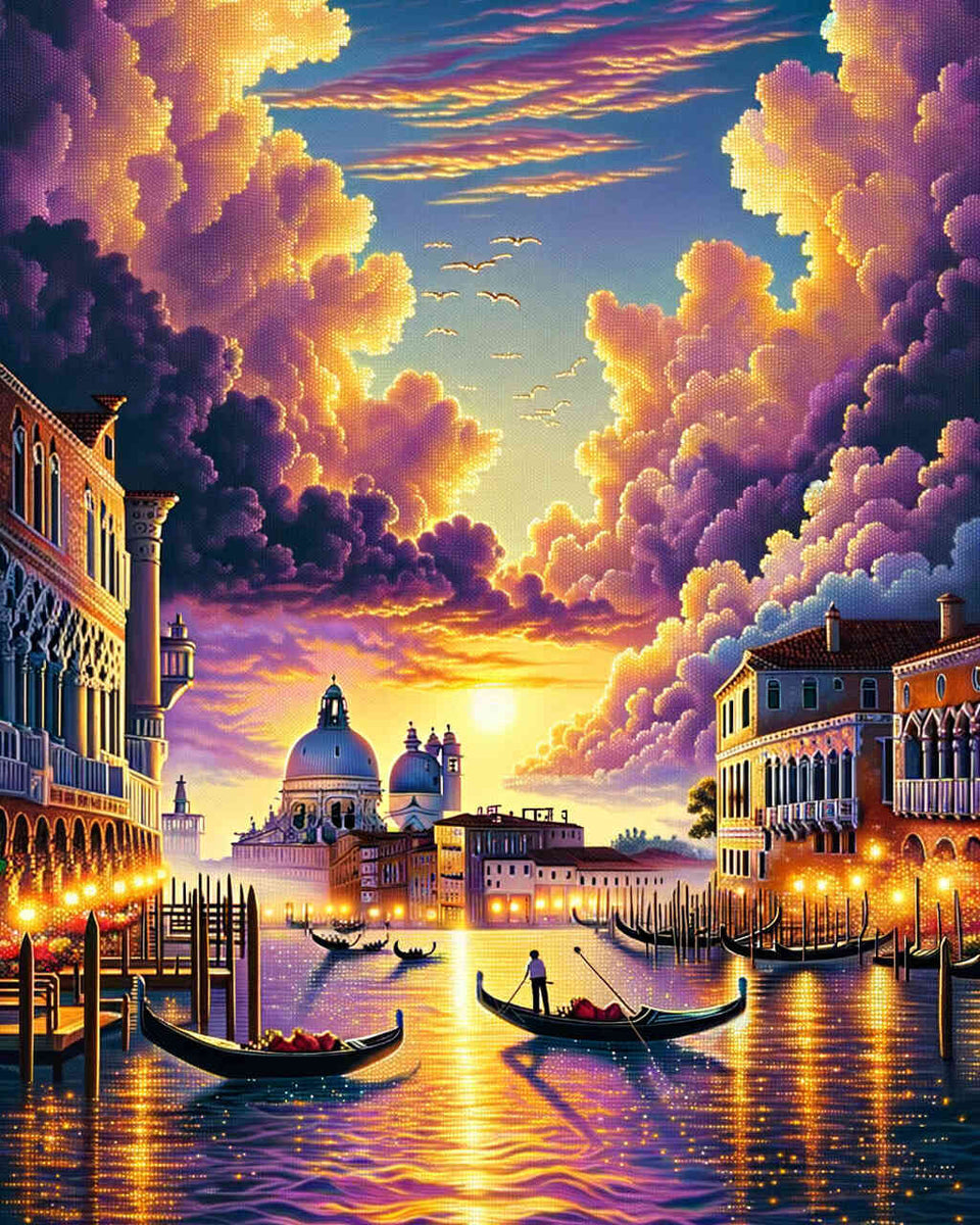 venice sunset - Paint by Numbers