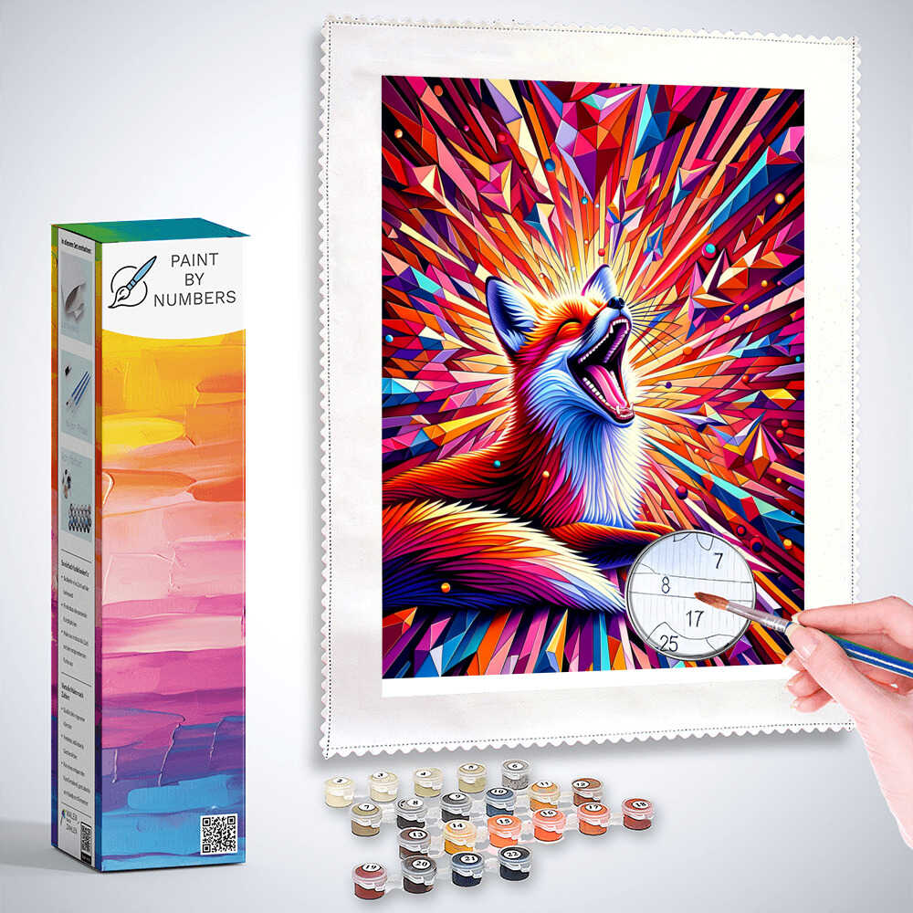 Paint by Numbers - Laughing Fox