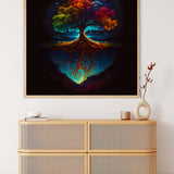 AB Diamond Painting - Bunter Baum in der Nacht - gedruckt in Ultra-HD - AB Diamond, Abstrakt, Neu eingetroffen, Quadratisch