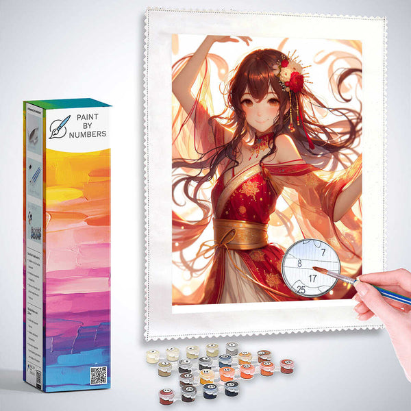 Paint by Numbers - Girl dancing