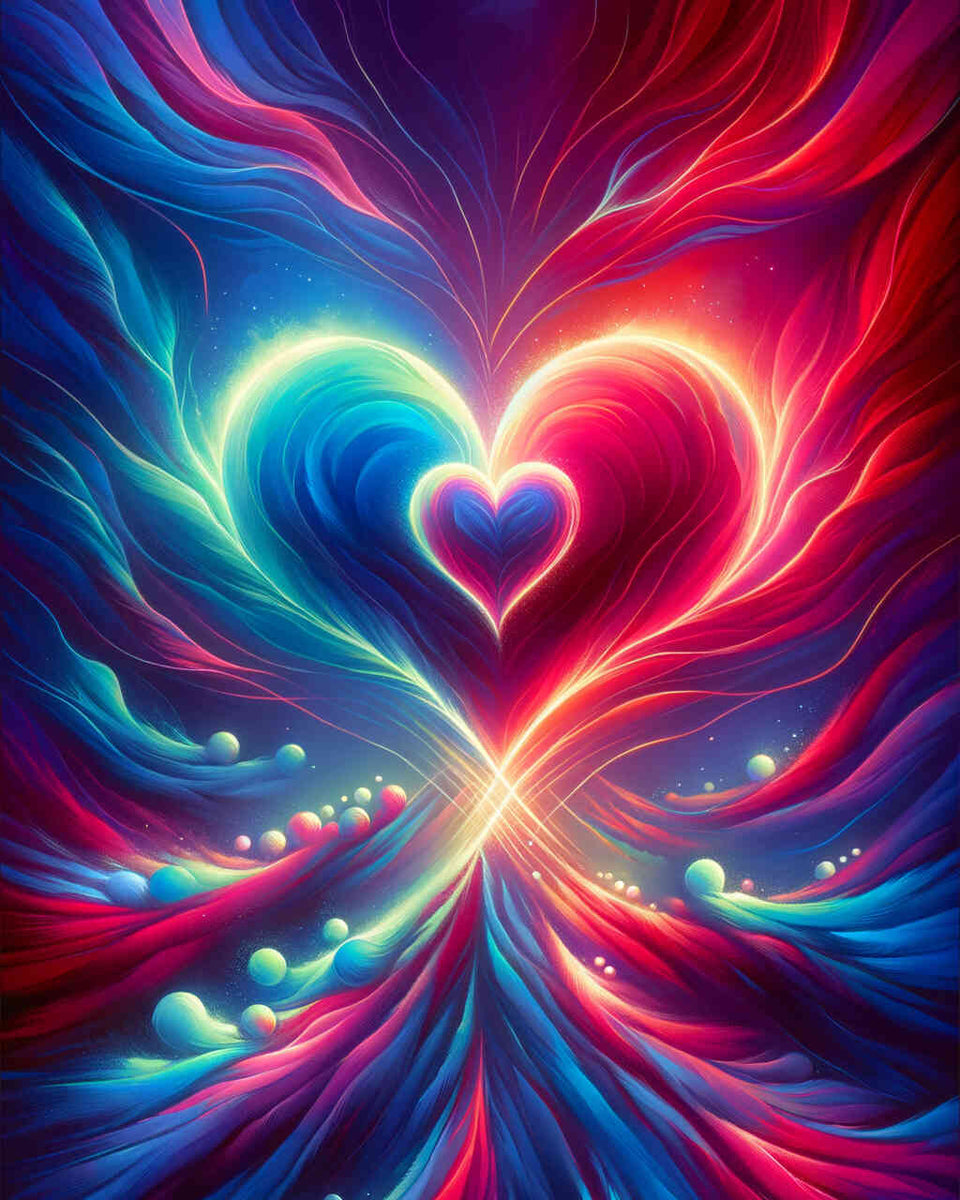 Paint by Numbers - Double heart