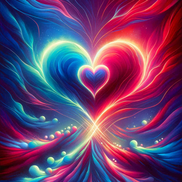 Paint by Numbers - Double heart