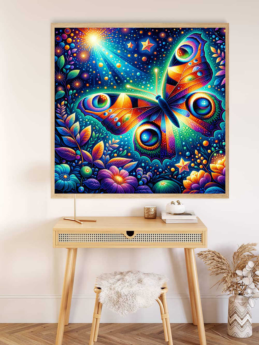 Paint by Numbers - Peacock Butterfly
