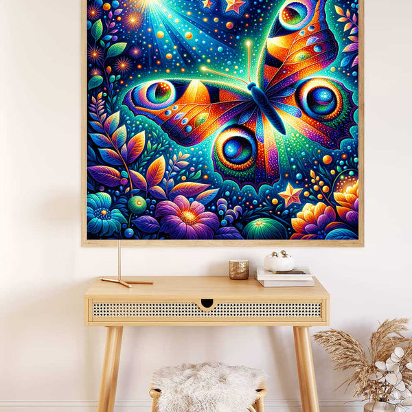 Paint by Numbers - Peacock Butterfly