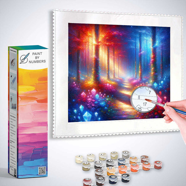 AB Diamond Painting - Forest Shine