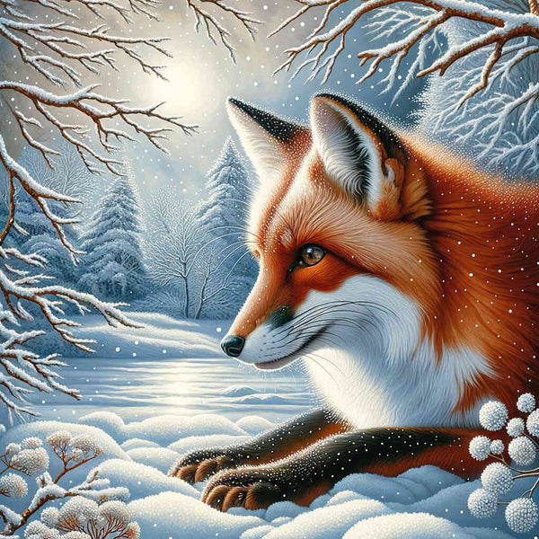Paint by Numbers - Fox in the Snow