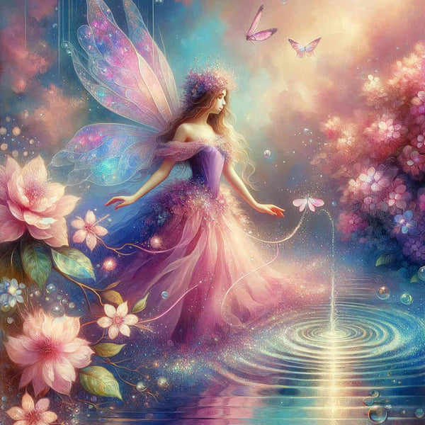 Paint by Numbers - Fairy by the water