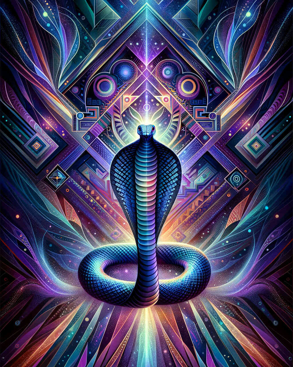 Paint by Numbers - Abstract Cobra