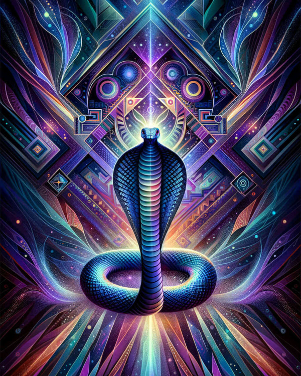 Paint by Numbers - Abstract Cobra
