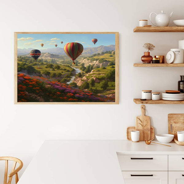Valley, Balloons - Paint by Numbers