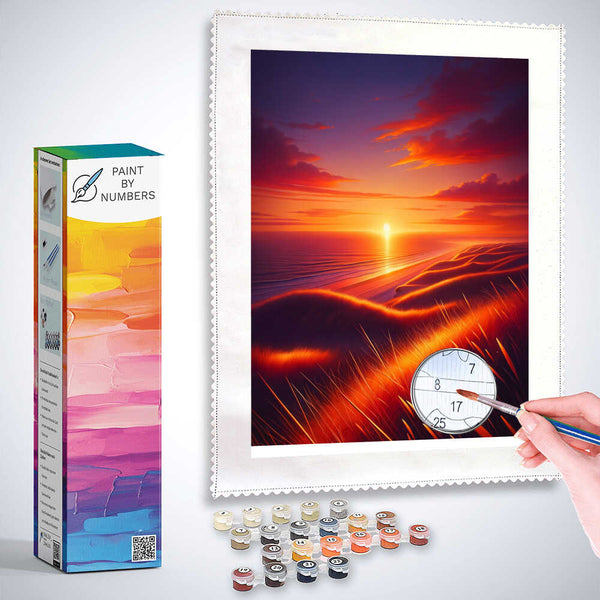 Paint by Numbers - Sunset, dunes