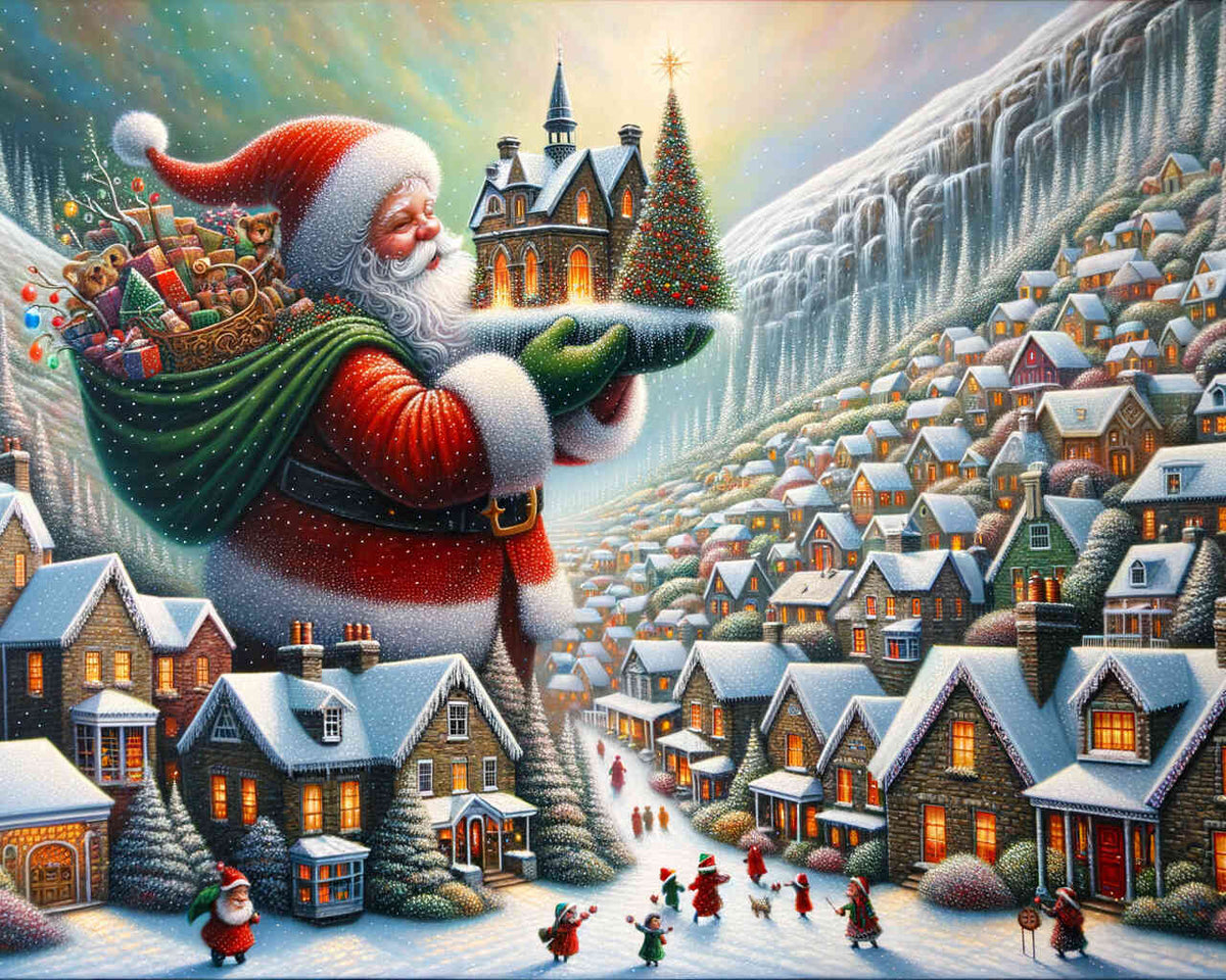 Paint by Numbers - Santa Claus, Manteldorf