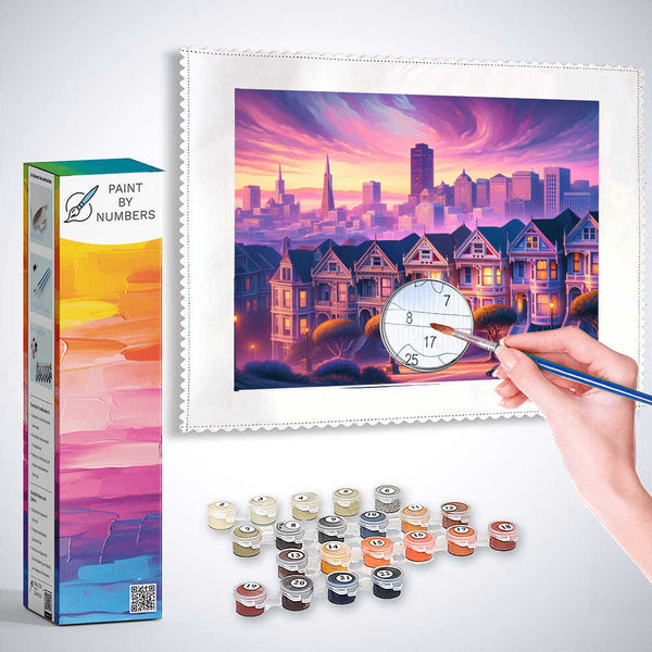 San Francisco, California - Paint by Numbers