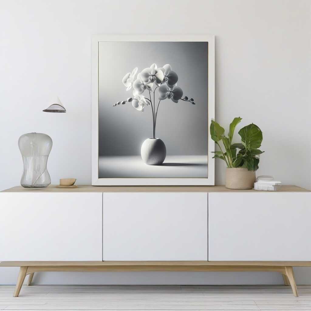Paint by Numbers - White Orchid in Vase