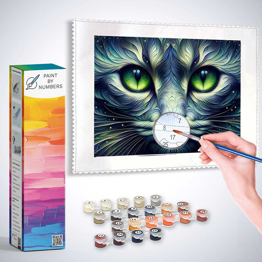 Paint by Numbers - Magic cats look