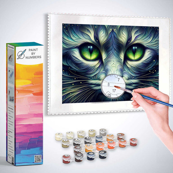 Paint by Numbers - Magic cats look