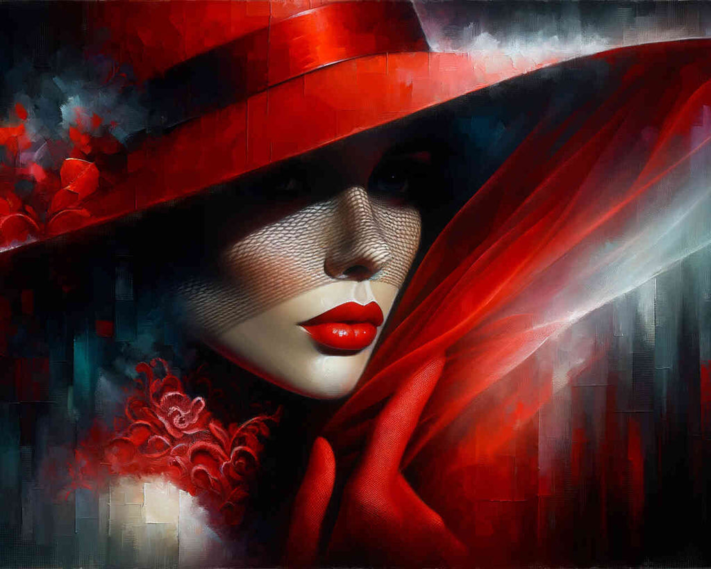 Paint by Numbers - Hat and woman