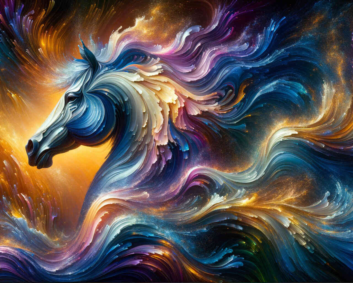 Paint by Numbers - Water horse