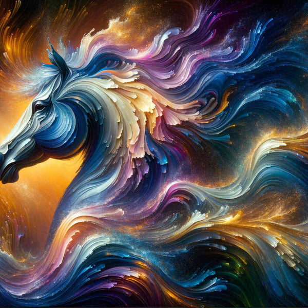 Paint by Numbers - Water horse