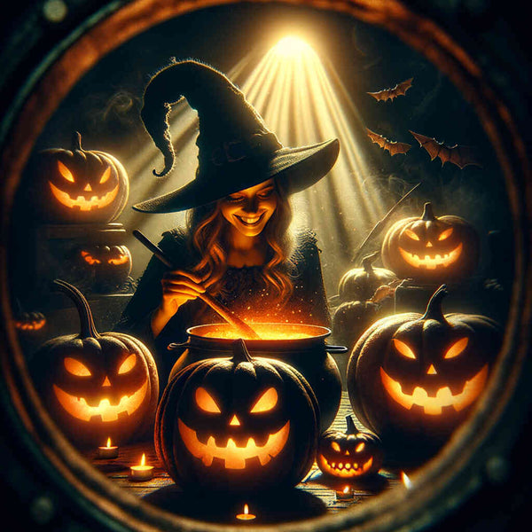 Paint by Numbers - Witch Cooks