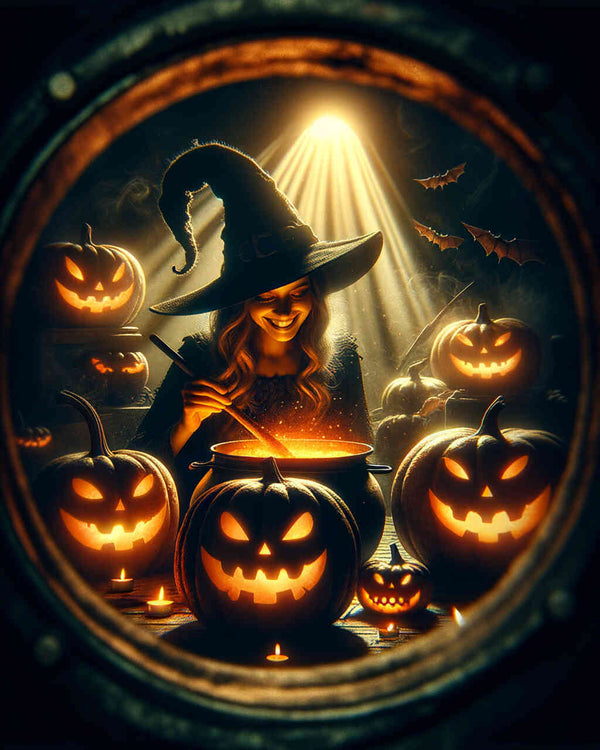 Paint by Numbers - Witch Cooks