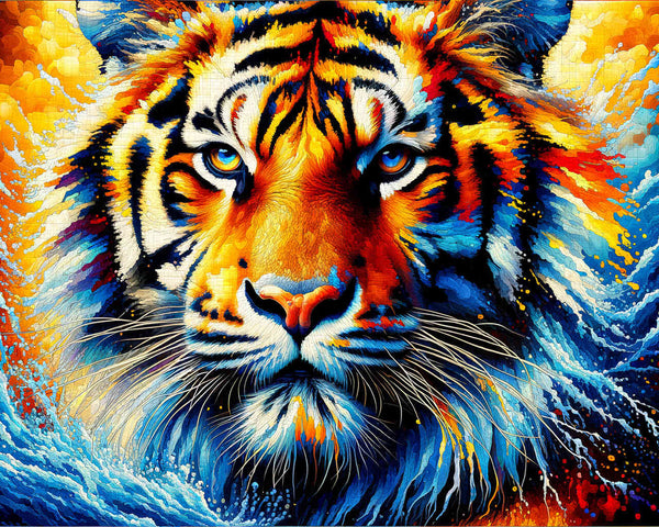 tiger front - Paint by Numbers