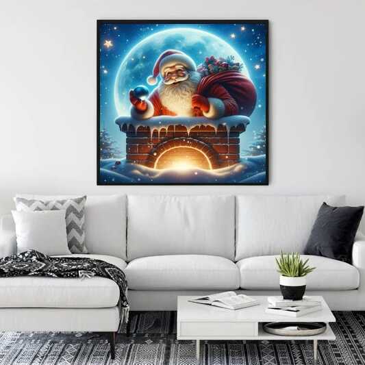 Paint by Numbers - Santa Claus chimney