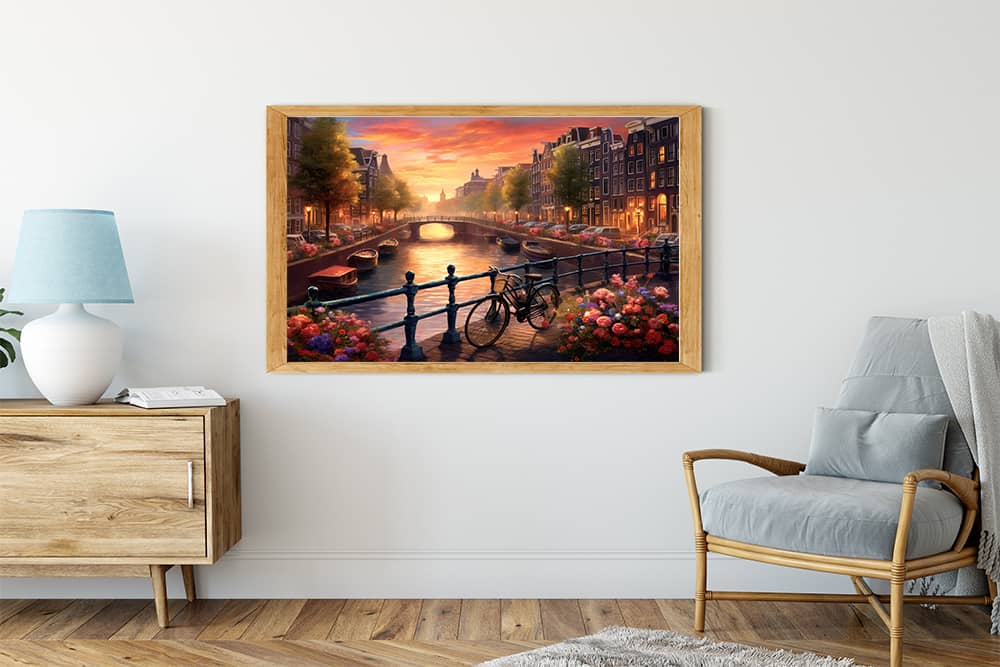 Amsterdam, bicycles - Paint by Numbers