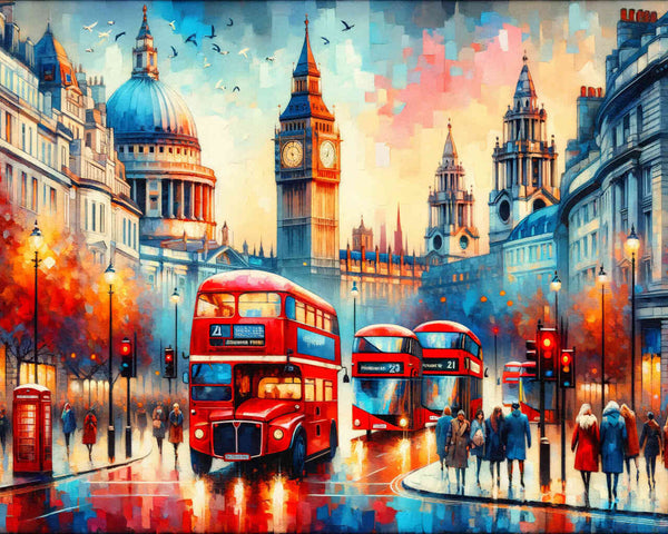 London, landmarks - Paint by Numbers
