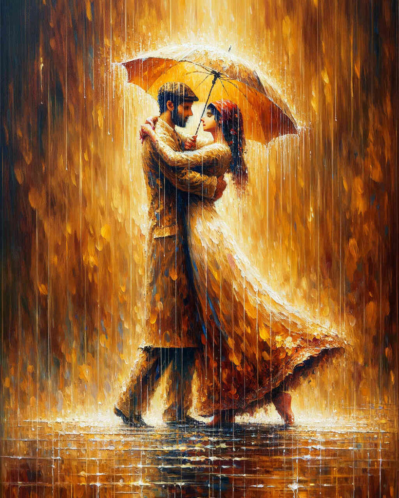 Paint by Numbers - Dancing Rain Couple