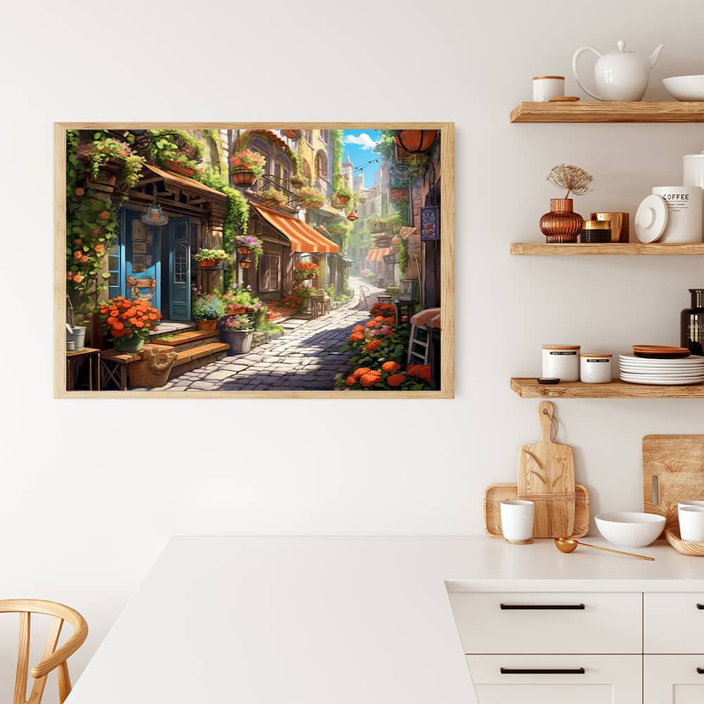 Lantern, living alley - Paint by Numbers