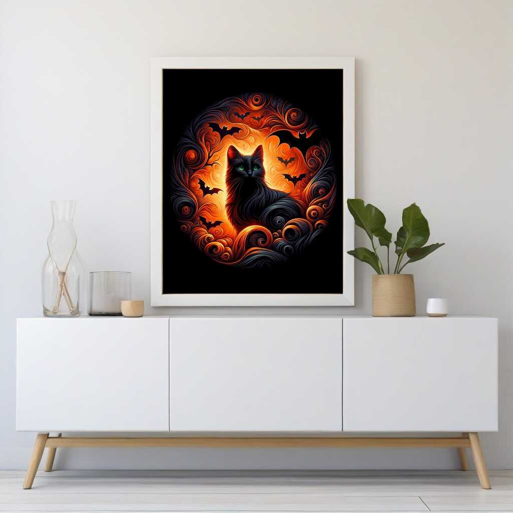 Paint by Numbers - Cat in Orange