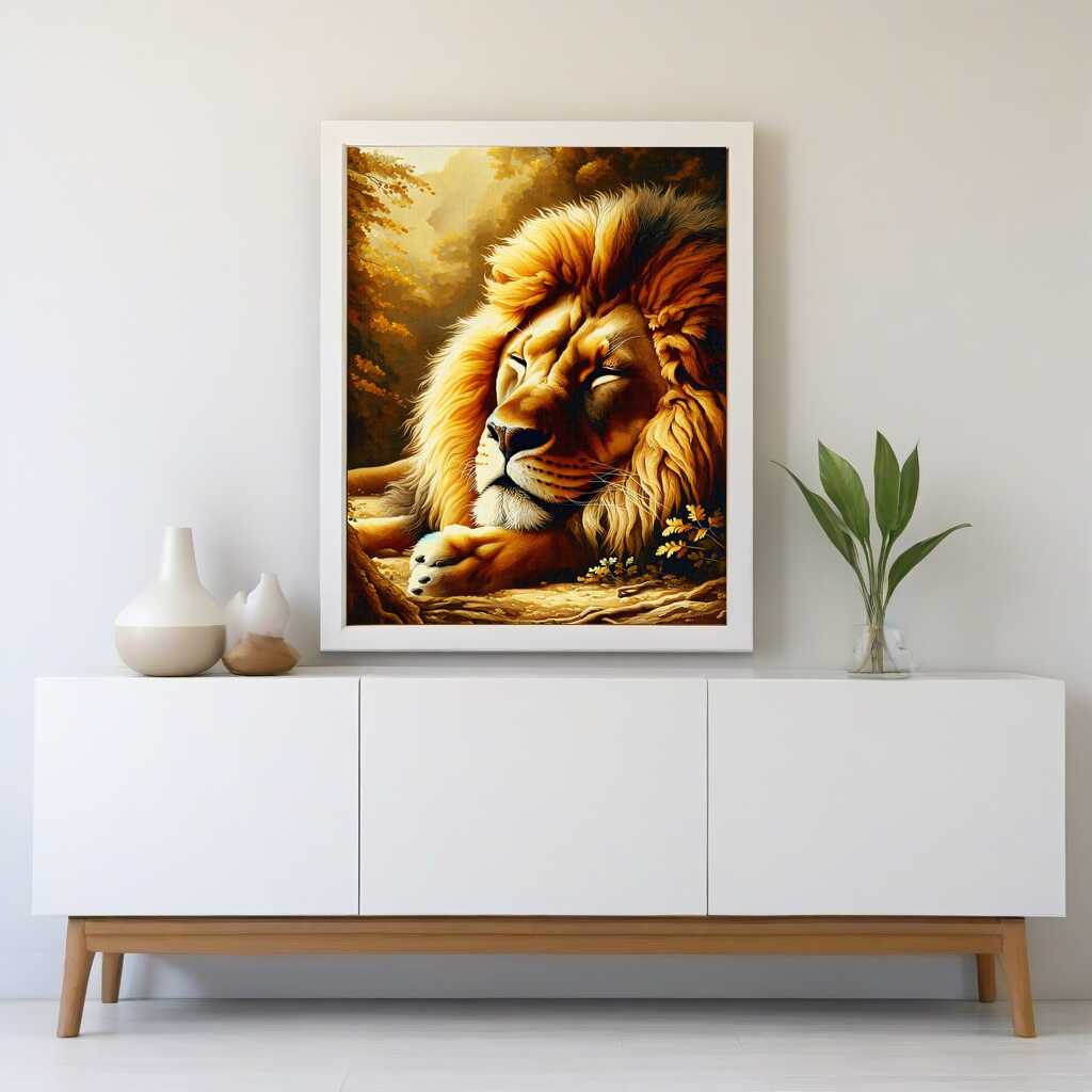 Paint by Numbers - Hidden lion