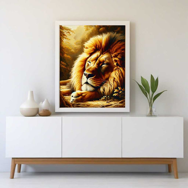 Paint by Numbers - Hidden lion
