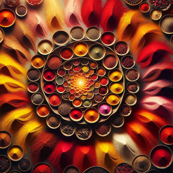 Paint by Numbers - Spice bowls mix