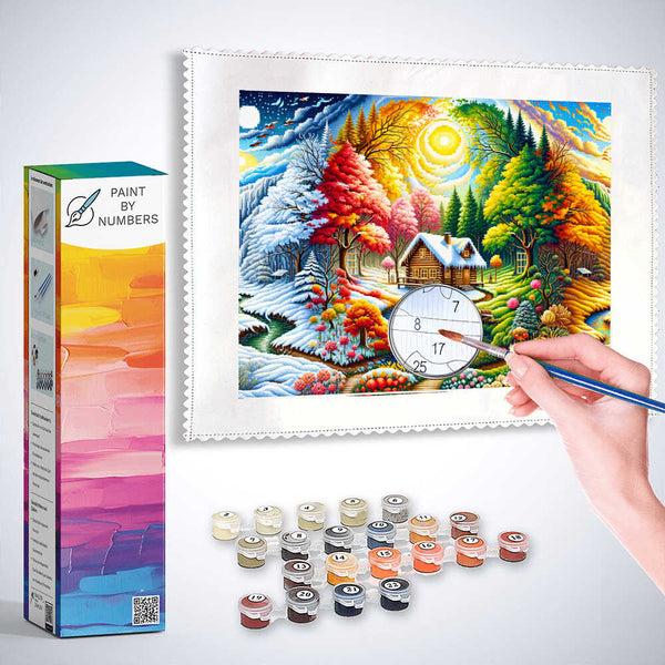 Four seasons - Paint by Numbers