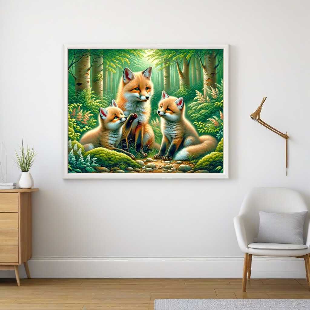 Paint by Numbers - Family The Fox