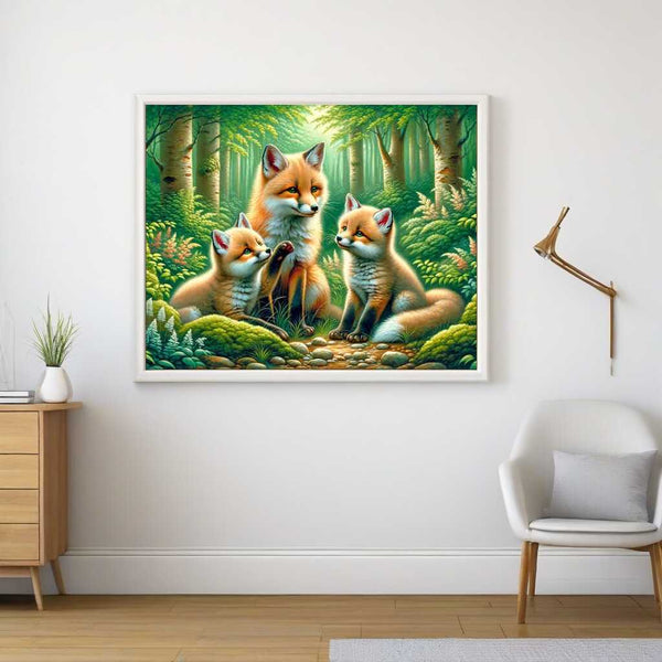 Paint by Numbers - Family The Fox