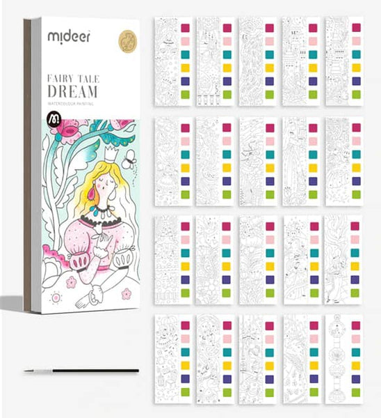 Malen nach Zahlen Lesezeichen - Fairy Tale Dream - hochwertige Leinwand - lesezeichen, zubehör