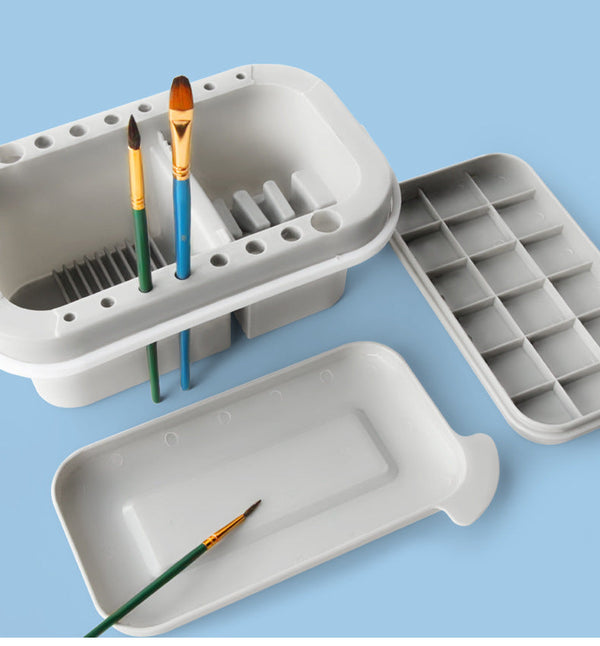 3 in 1 Pinselzubehörbox - hochwertige Leinwand - Zubehör