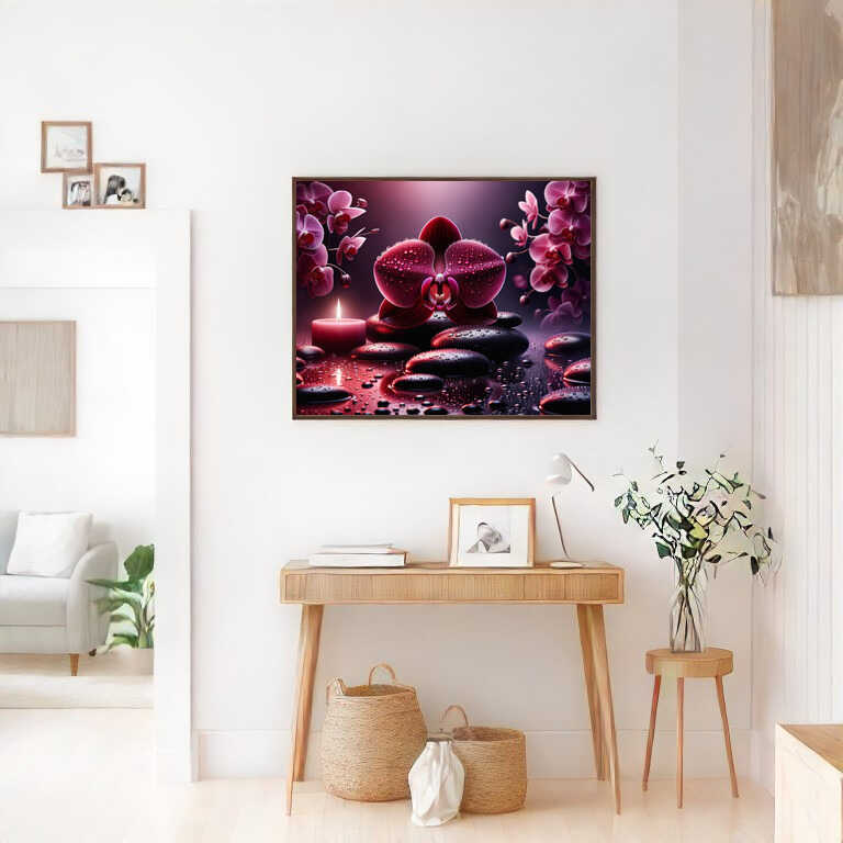 Paint by Numbers - Bordeaux Orchid