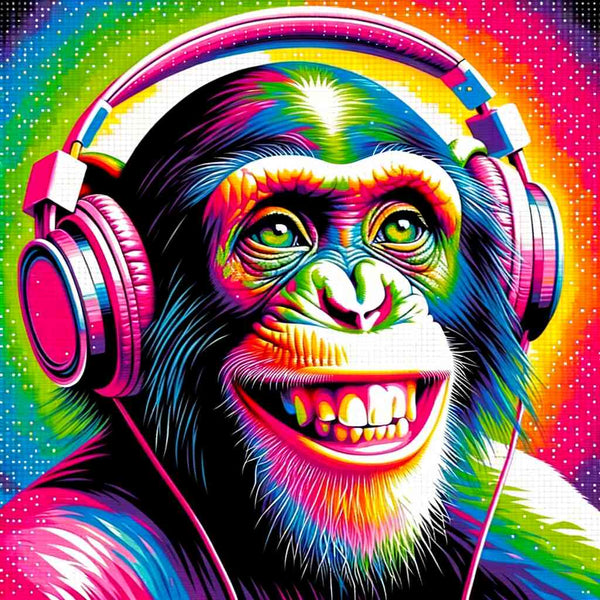 Paint by Numbers - Funny Monkey